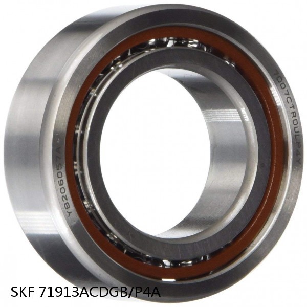 71913ACDGB/P4A SKF Super Precision,Super Precision Bearings,Super Precision Angular Contact,71900 Series,25 Degree Contact Angle