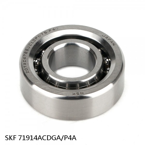 71914ACDGA/P4A SKF Super Precision,Super Precision Bearings,Super Precision Angular Contact,71900 Series,25 Degree Contact Angle